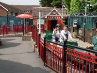 On the train at Bekonscot