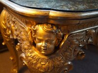 Fancy table leg in Montacute House