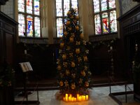 Christmas tree in the chapel